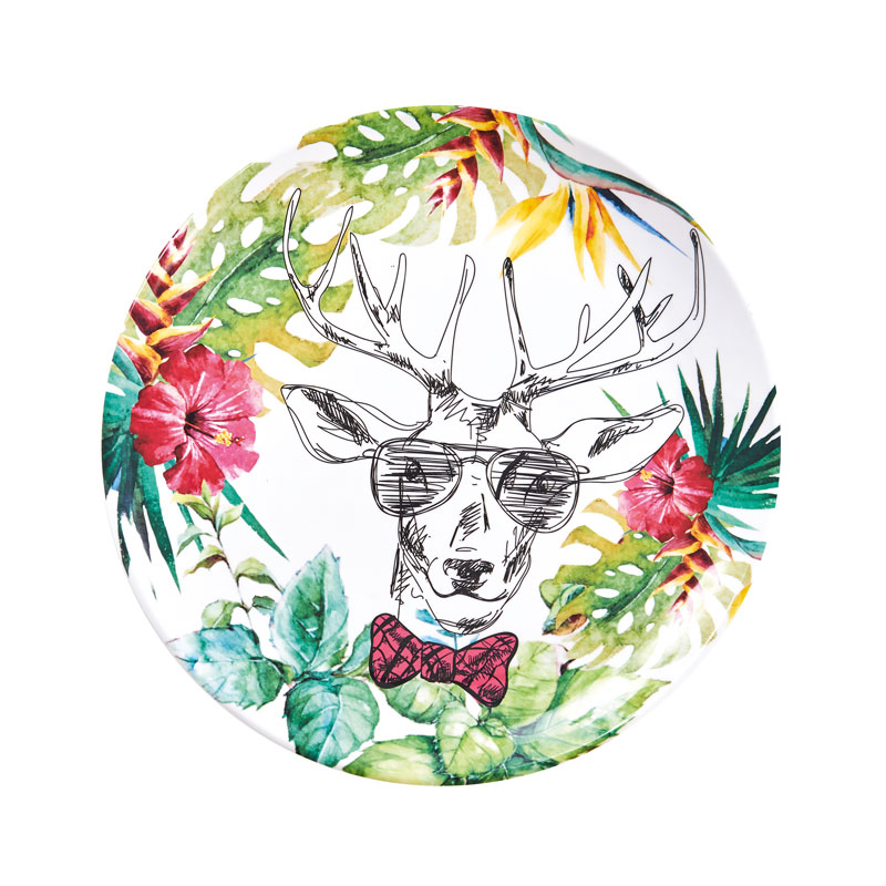 assiette-antiglisse-resistante-decor-cerf