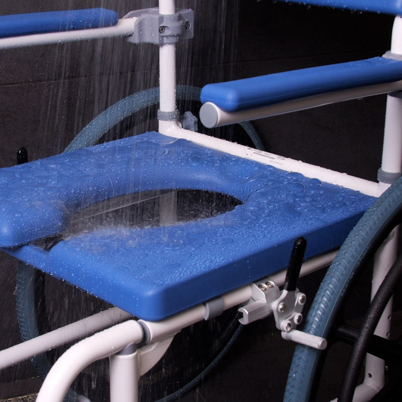 Chaise de douche et WC Aston grandes roues – Image 4