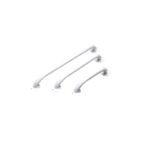 Barre d'appui acier époxy blanc