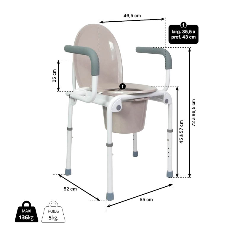 Cadre de toilettes Nosy Be – Image 7