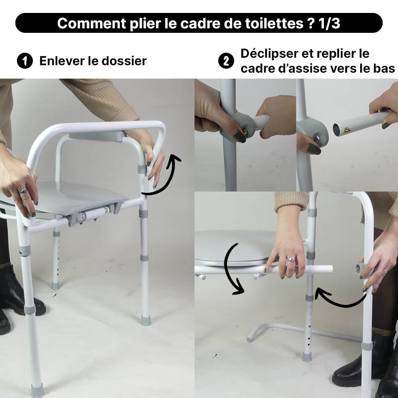 Cadre de toilettes pliant Groenland – Image 8