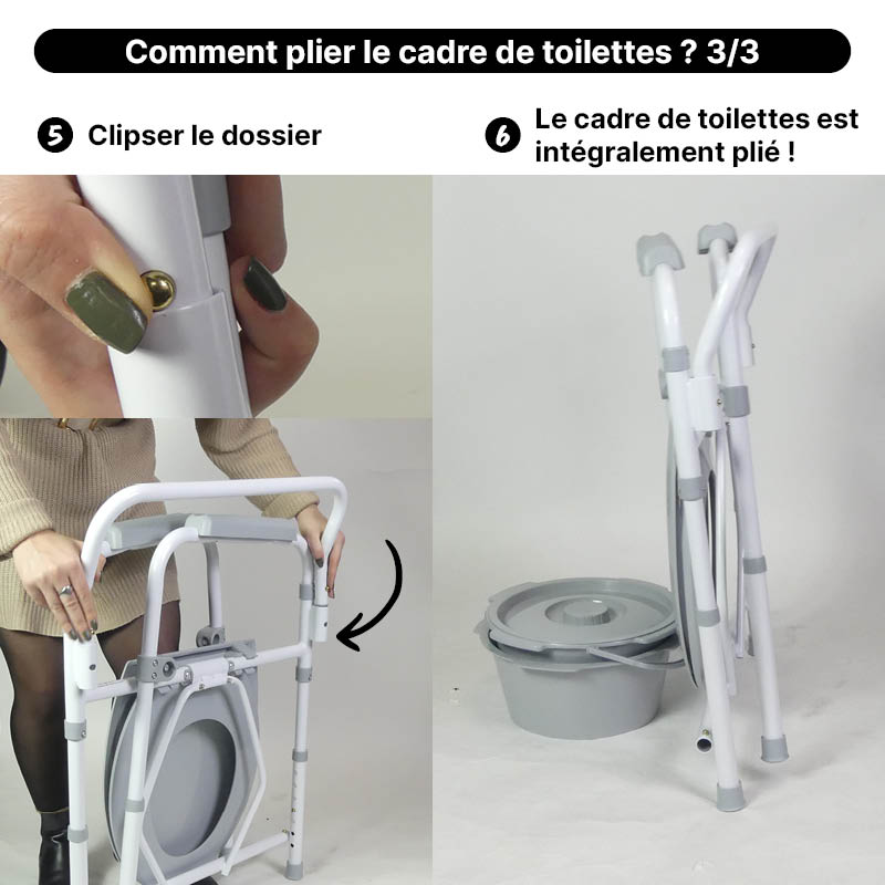 Cadre de toilettes pliant Groenland – Image 10