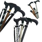 Canne design en aluminium pliante ou fixe