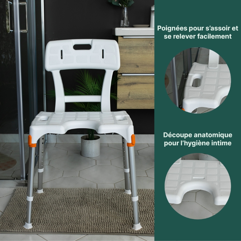 Chaise de douche Capri Plus – Image 6