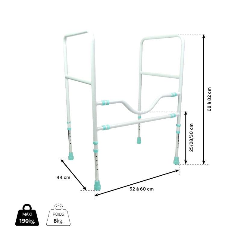 Accoudoirs de toilettes Prima – Image 8