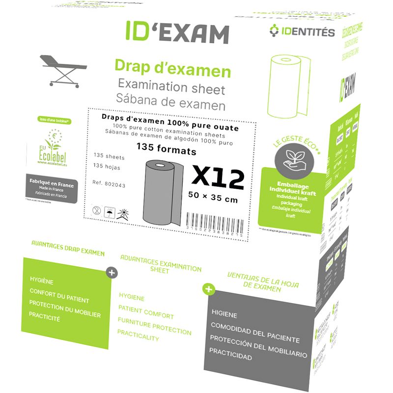 Drap d'examen 100% pure ouate – Image 2