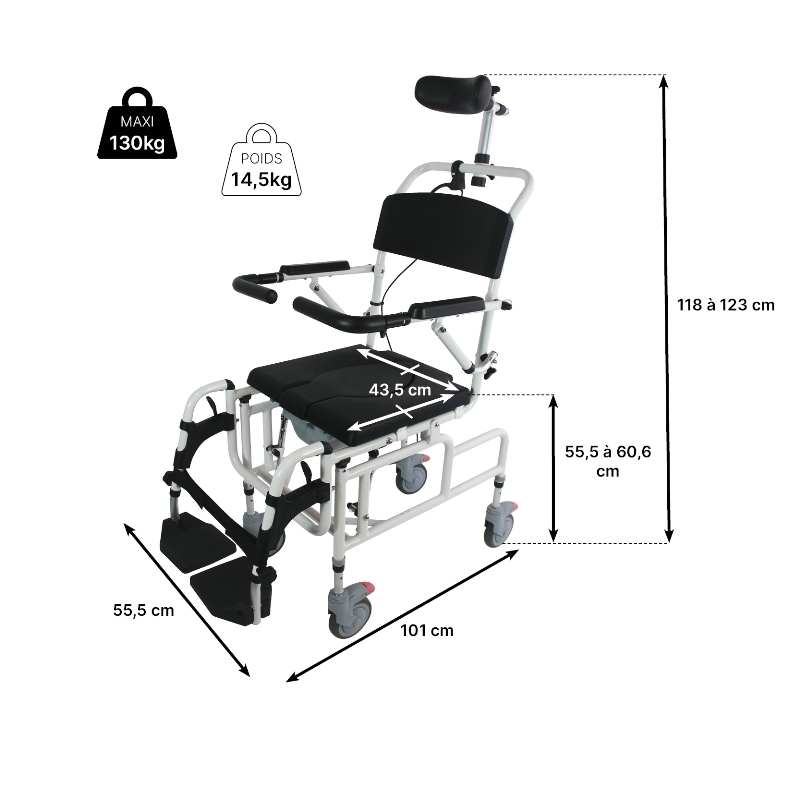 Fauteuil de douche Formentera – Image 5