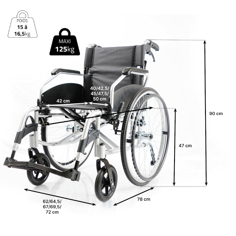 Fauteuil roulant pliable Mouvlight – Image 10