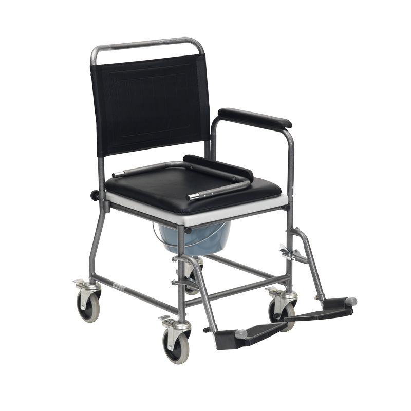 fauteuil-toilettes-roulettes-noir