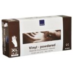 Gant d'examen vinyle micropoudré