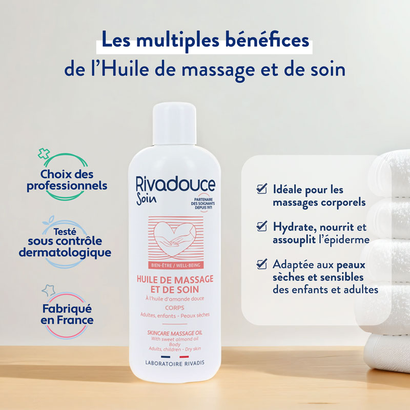 Huile de massage et de soin Rivadouce – Image 2