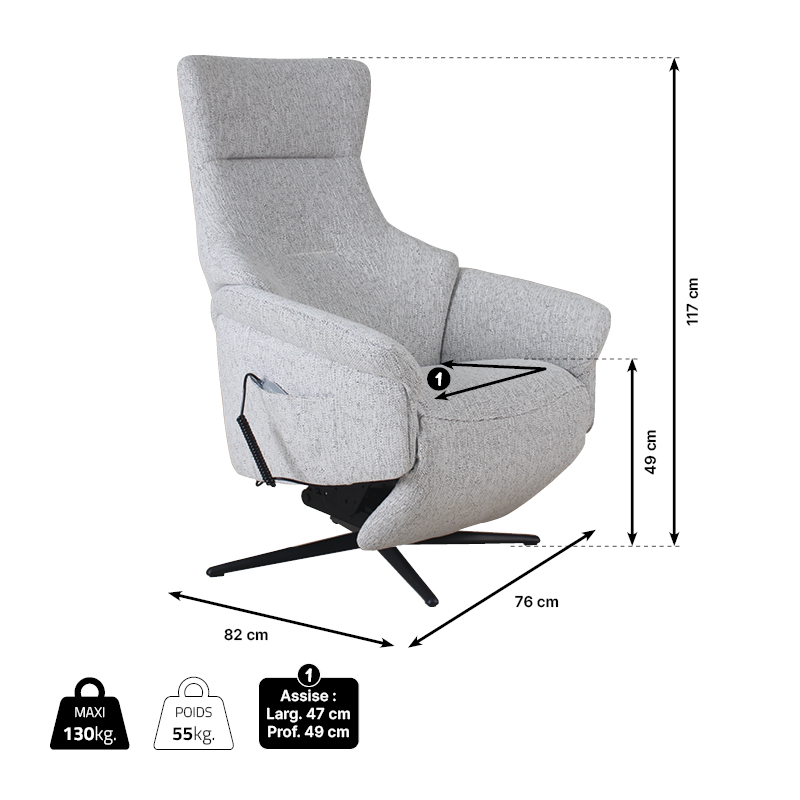 Fauteuil releveur Nest – Image 9