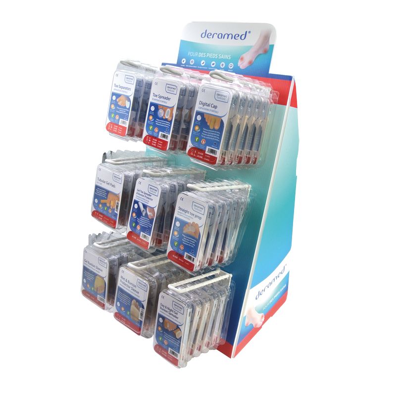 presentoir-garni-soins-pieds-deramed