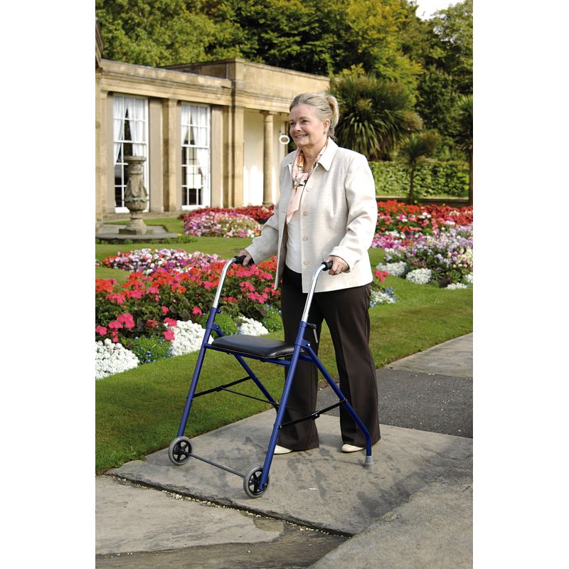 Rollator 2 roues classic acier – Image 4