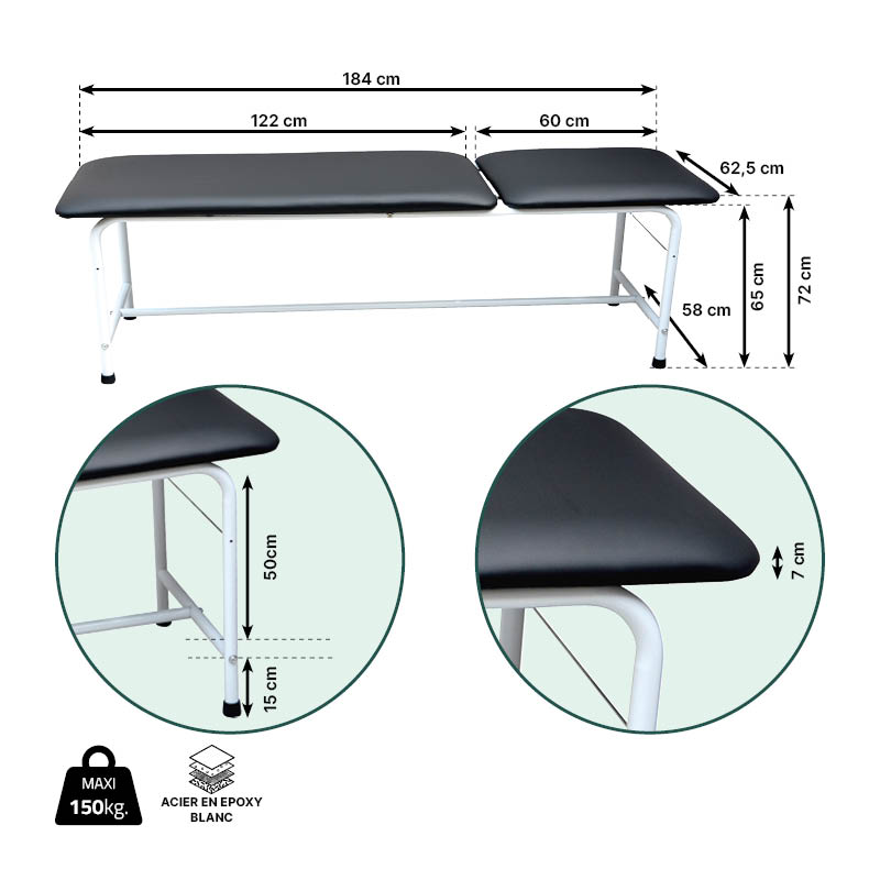 Table d'examen 2 plans – Image 5